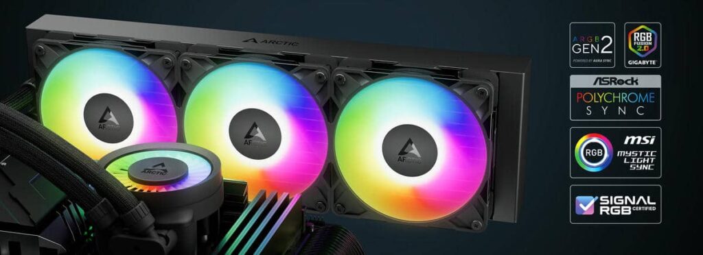 Liquid Freezer III Pro 360 A-RGB Black AIO Liquid CPU Cooler 23 LFIII Pro BlackARGB 360