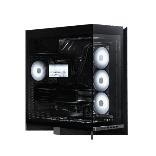 TRYX LUCA L70 Black Gaming Case - E-ATX, Mid Tower, Tempered Glass