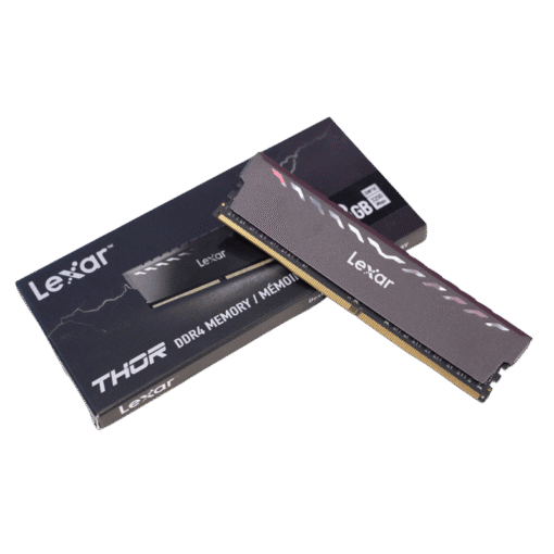 Lexar Thor Black 8GB (1x8GB) DDR4 Memory Kit - 3200MHz CL16 (LD4BU008G-R3200GSXG)