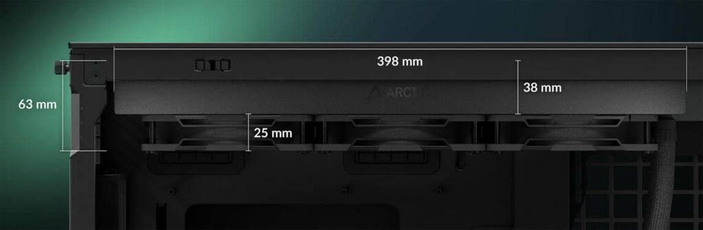 Liquid Freezer III Pro 360 A-RGB Black AIO Liquid CPU Cooler 37 Liquid Freezer III Pro Compatibility 1 row fans 360 black v01