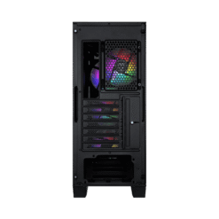 MSI MAG FORGE 130A AIRFLOW Gaming Case - Black, ATX, Tempered Glass, 4x 120mm ARGB included 6 MAG FORGE 130A AIRFLOW pic 1