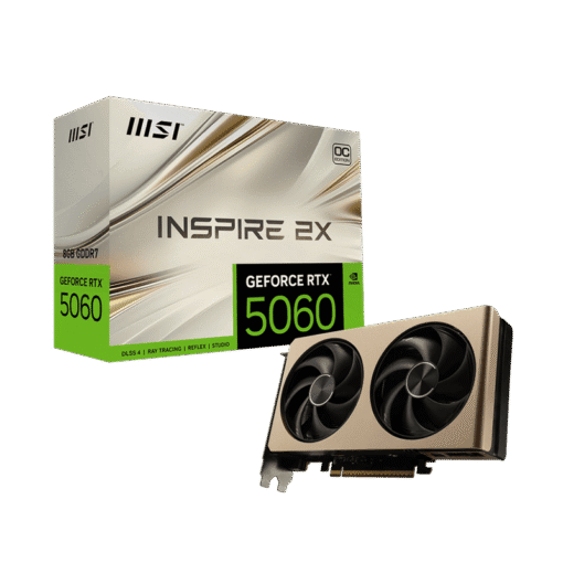 MSI GeForce RTX 5060 8G INSPIRE 2X OC Graphics Card