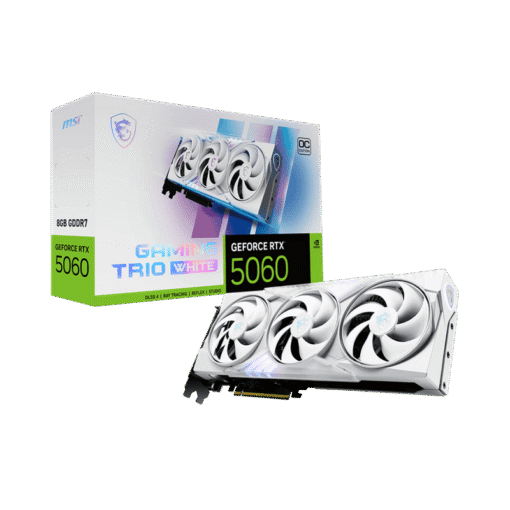 MSI GeForce RTX 5060 8G GAMING TRIO OC WHITE Graphics Card