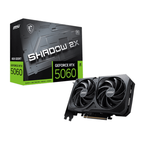 MSI GeForce RTX 5060 8G SHADOW 2X OC Graphics Card