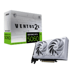 MSI GeForce RTX 5060 8G VENTUS 2X OC WHITE Graphics Card