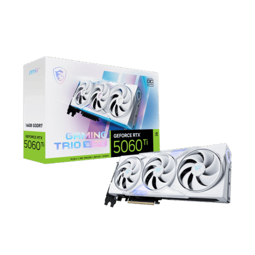 MSI GeForce RTX 5060Ti 16G GAMING TRIO OC WHITE Graphics Card
