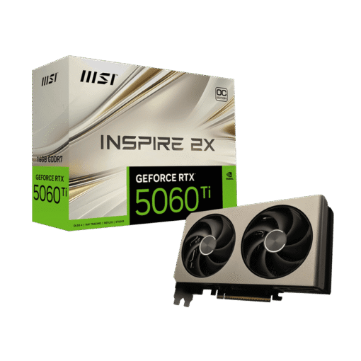 MSI GeForce RTX 5060Ti 16G INSPIRE 2X OC Graphics Card
