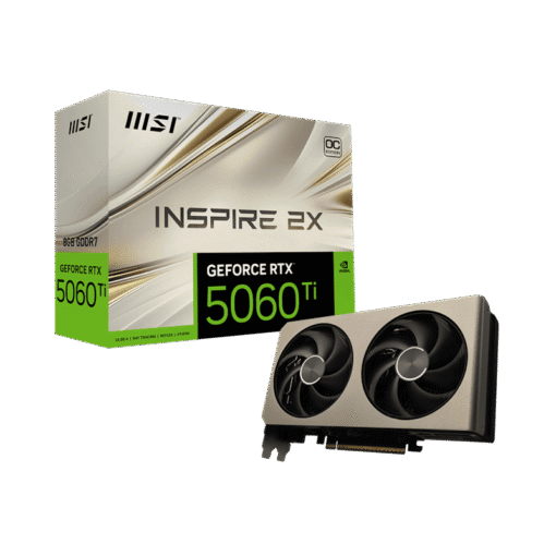 MSI GeForce RTX 5060Ti 8G INSPIRE 2X OC Graphics Card