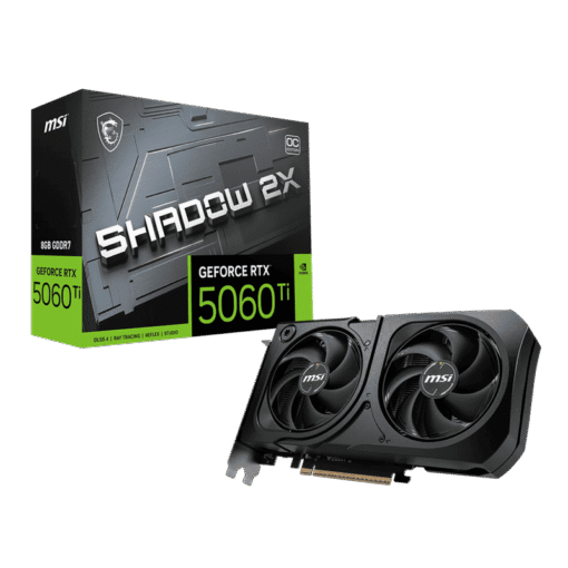 MSI GeForce RTX 5060Ti 8G SHADOW 2X OC PLUS Graphics Card