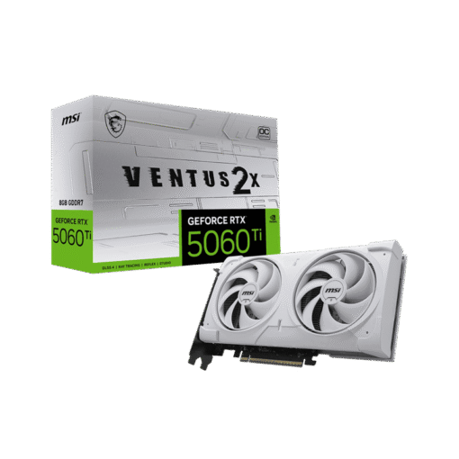 MSI GeForce RTX 5060Ti 8G VENTUS 2X OC WHITE PLUS Graphics Card