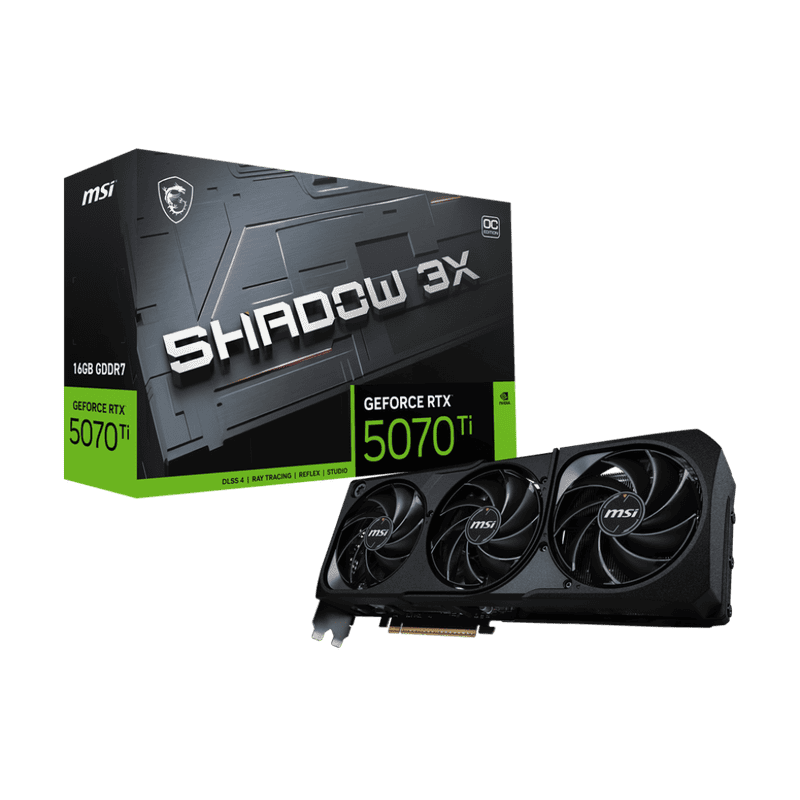 MSI GeForce RTX 5070Ti 16G SHADOW 3X OC Graphics Card 14 MSI RTX 5070 Ti 16G SHADOW 3X OC pic 6