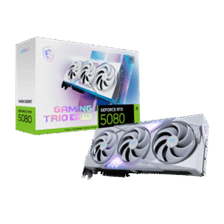 MSI GeForce RTX 5080 GAMING TRIO OC WHITE Graphics Card
