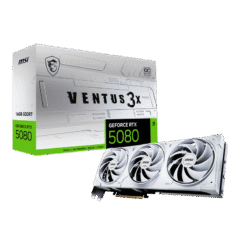 MSI GeForce RTX 5080 16G VENTUS 3X OC WHITE Graphics Card