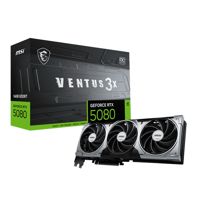 MSI GeForce RTX 5080 16G VENTUS 3X OC Graphics Card 14 MSI RTX 5080 16G VENTUS 3X OC pic 7