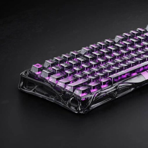 GravaStar Mercury V75 Lite - Transparent Black Gaming Keyboard