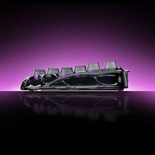 GravaStar Mercury V75 Lite - Transparent Black Gaming Keyboard