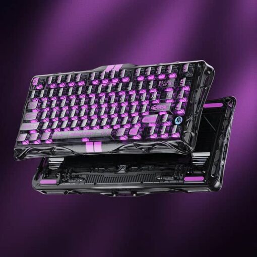 GravaStar Mercury V75 Lite - Transparent Black Gaming Keyboard