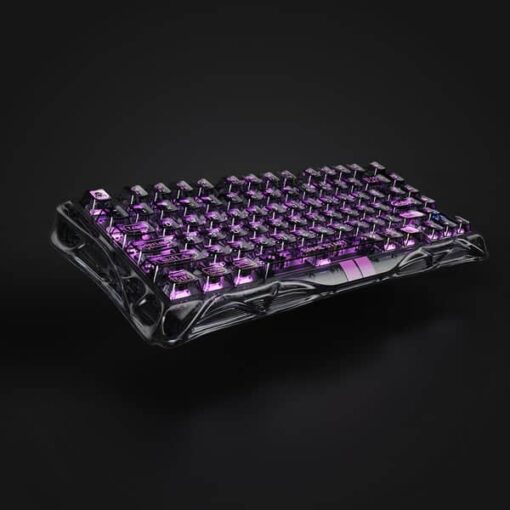 GravaStar Mercury V75 Lite - Transparent Black Gaming Keyboard