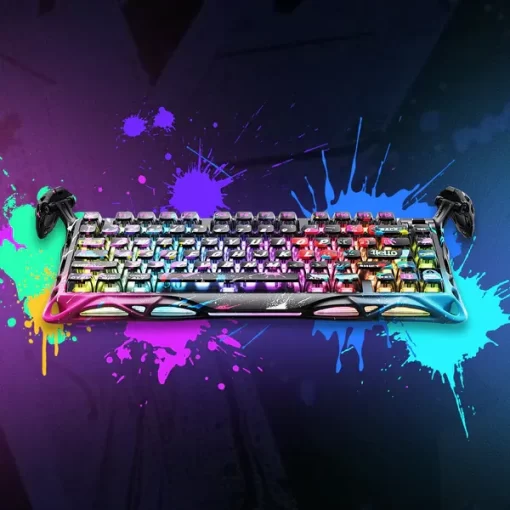 GravaStar Mercury V75 Pro - Neon Graffiti - Magnetic HE Gaming Keyboard