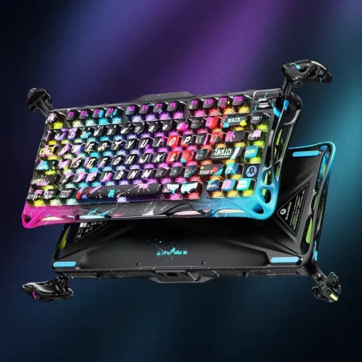 GravaStar Mercury V75 Pro - Neon Graffiti - Magnetic HE Gaming Keyboard