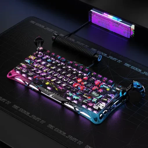 GravaStar Mercury V75 Pro - Neon Graffiti - Magnetic HE Gaming Keyboard