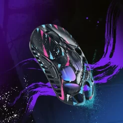 GravaStar Mercury X Pro Special Edition Neon Graffiti Gaming Mouse - 49g, 8000Hz polling rate, Tri-Mode, RGB Lighting 11 Mercury X Pro Special Edition Neon Graffiti pic 4