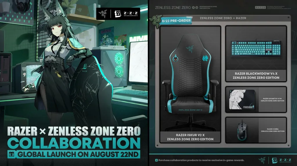 Razer Iskur V2 X Zenless Zone Zero Edition Gaming Chair 27 RAZER ZZZ 1024x573 1