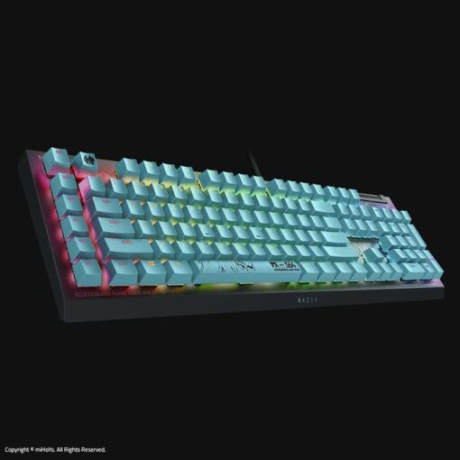 Razer BlackWidow V4 X Zenless Zone Zero Edition Edition Gaming Mechanical Keyboard - Full Size Wired, Chroma RGB, Razer Green Switch, US Layout, FRML