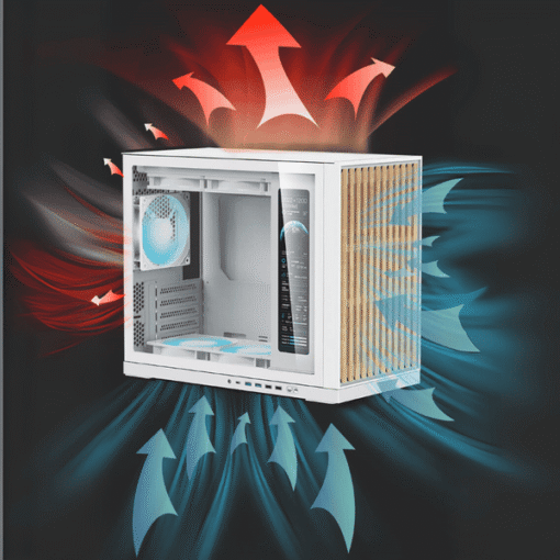 Shiny Snake G600 White iTX Case