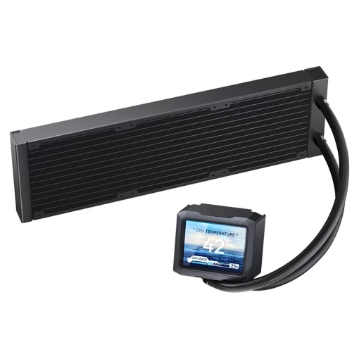 JONSBO TF3-360SCB Black AIO Liquid Cooling - 3.5 inches IPS Main Screen (640×480 px), 360mm radiator