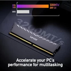 Lexar Thor Black 8GB (1x8GB) DDR4 Memory Kit - 3200MHz CL16 (LD4BU008G-R3200GSXG) 17 THOR DDR4 UDIMM Photo9