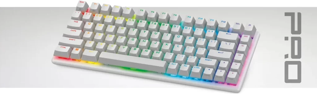 Alienware Pro Wireless Gaming Keyboard - Lunar Light 17 alienware pro keyboard ll pdp header hero