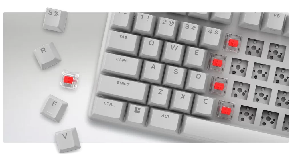 Alienware Pro Wireless Gaming Keyboard - Lunar Light 19 alienware pro keyboard ll pdp pcba switches 2
