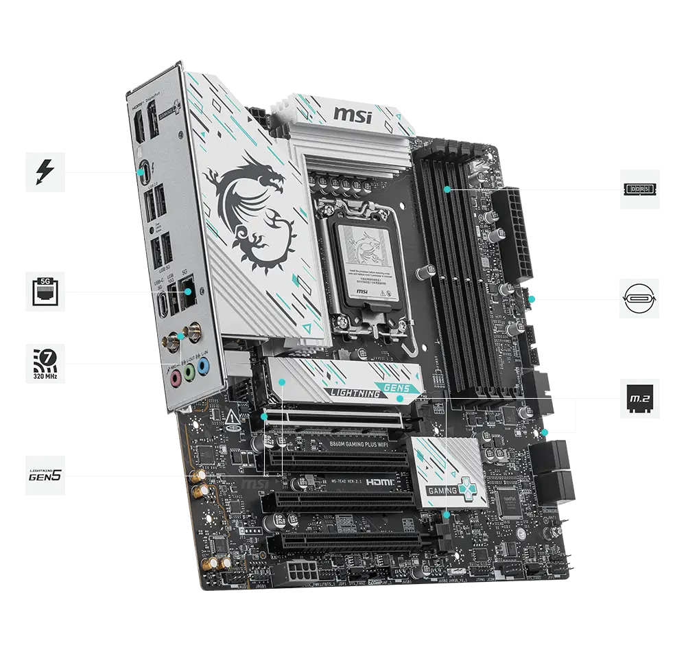 b860m gaming plus wifi hero connectivity