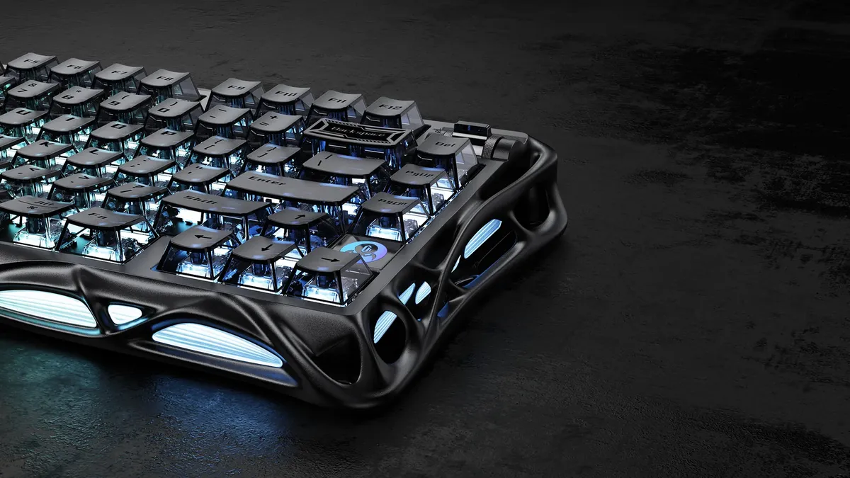 GravaStar Mercury V75 - Stealth Black - Magnetic HE Gaming Keyboard 19 gravastar mercury v75 he aluminum construction