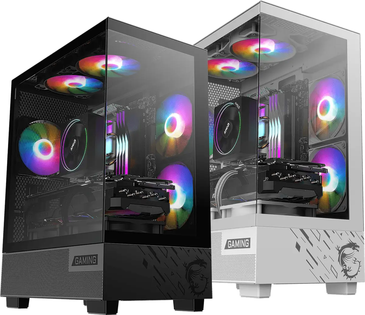 MSI PAG PANO M110A Panoramic Case - Black, M-ATX, 3x 120mm fan included 40 pag pano m110a kv pd