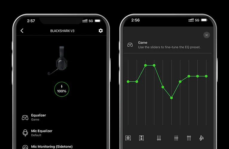 Razer BlackShark V3 Wireless Esports Gaming Headset 66 razer blackshark v3 audio app mobile