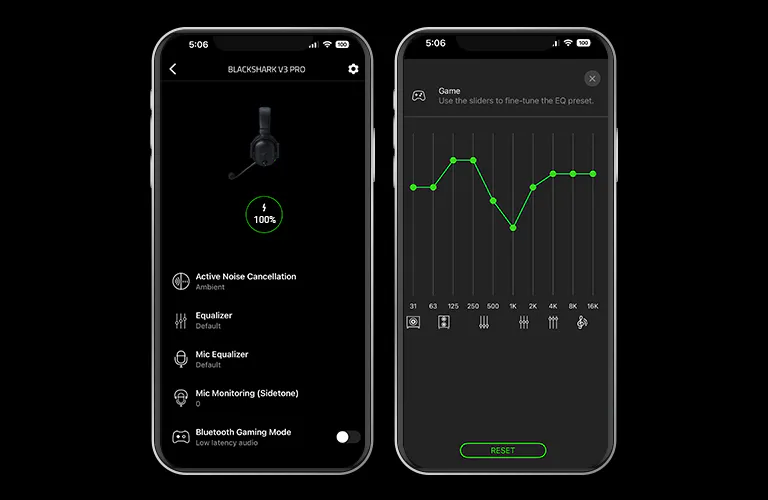 razer blackshark v3 pro audio app mobile