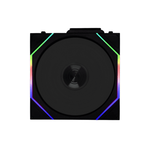 Lian Li UNI FAN TL120 Wireless Single Black Fan (12TL1W1B) - 1x 120mm fans, 2.4 GHz Wireless Signal for RGB & Fan Control