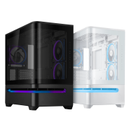 ASUS Prime AP202TG White M-ATX Tempered Glass Case 81 w184