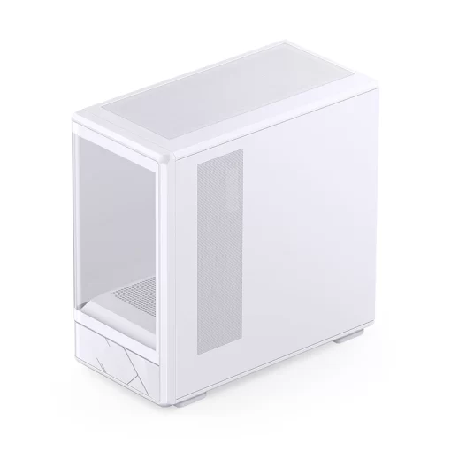Jonsbo D200 White One-Piece Glass Panel Micro-ATX Tower Case