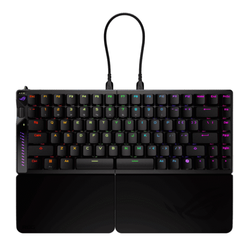 ASUS ROG Falcata Gaming Keyboard – Black, 75%, hot-swappable ROG HFX V2 Magnetic Switches, ROG Hall Sensor, Tri-mode, ROG SpeedNova 8K