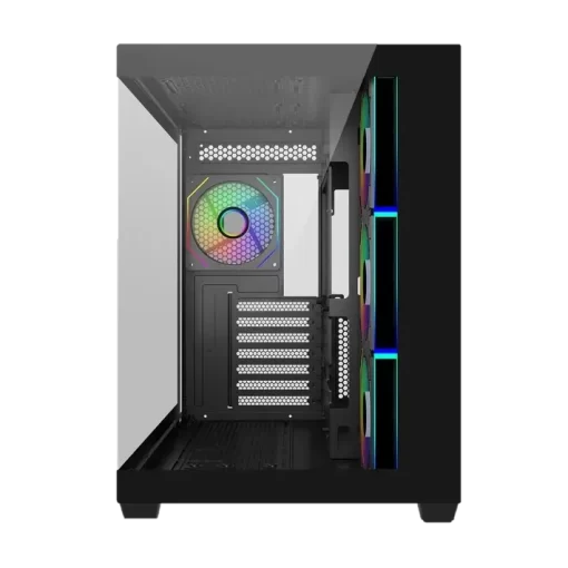 Cooler Master Elite 681 Black Case - Panoramic 270°, Dual-Chamber, 4x 120mm ARGB PWM included