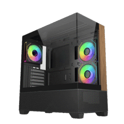 Cooler Master Elite 690 Black Wood Case - 3x 120mm ARGB included