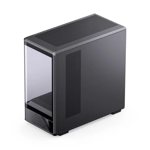 Jonsbo D200 Black One-Piece Glass Panel Micro-ATX Tower Case