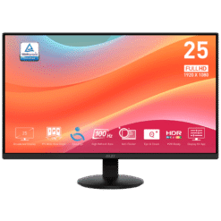 MSI PRO MP252L Monitor - 24.5 inch, Full HD (1920x1080), 100Hz, HDMI, Display Port
