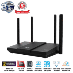 ASUS RT-BE50 WiFi 7 AiMesh Extendable Router - 688+2882 Mbps, 4x External antenna