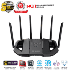 ASUS TUF Gaming BE6500 (TUF-BE6500) WiFi 7 Gaming Router - 688+5764 Mbps, 4x External antenna