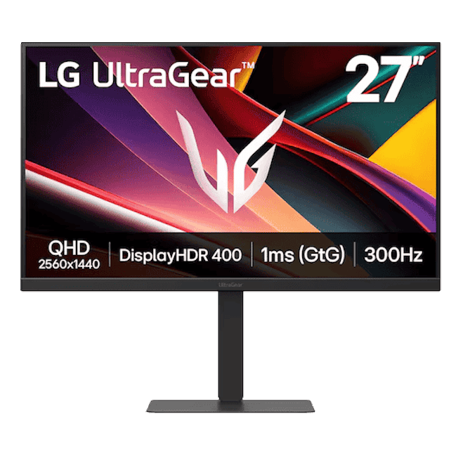 LG Ultragear 27G640A-B Gaming Monitor - 27 inch 16:9 QHD (2560x1440) IPS 300Hz 1ms (GtG), DisplayHDR 400 DCI-P3 95%, Gsync Compatible, USB-C (PD 15W) 1 LG Ultragear 27G640A-B Gaming Monitor - 27 inch 16:9 QHD (2560x1440) IPS 300Hz 1ms (GtG), DisplayHDR 400 DCI-P3 95%, Gsync Compatible, USB-C (PD 15W)