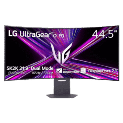 LG Ultragear 45GX950A-B Ultragear Gaming Monitor - 45 inch 5K2K WUHD(5120 x 2160), OLED16:9, Dual Mode 330Hz-165Hz, FreeSync, 0.03ms, G-sync Compatible